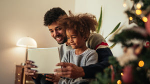 Father daughter tablet