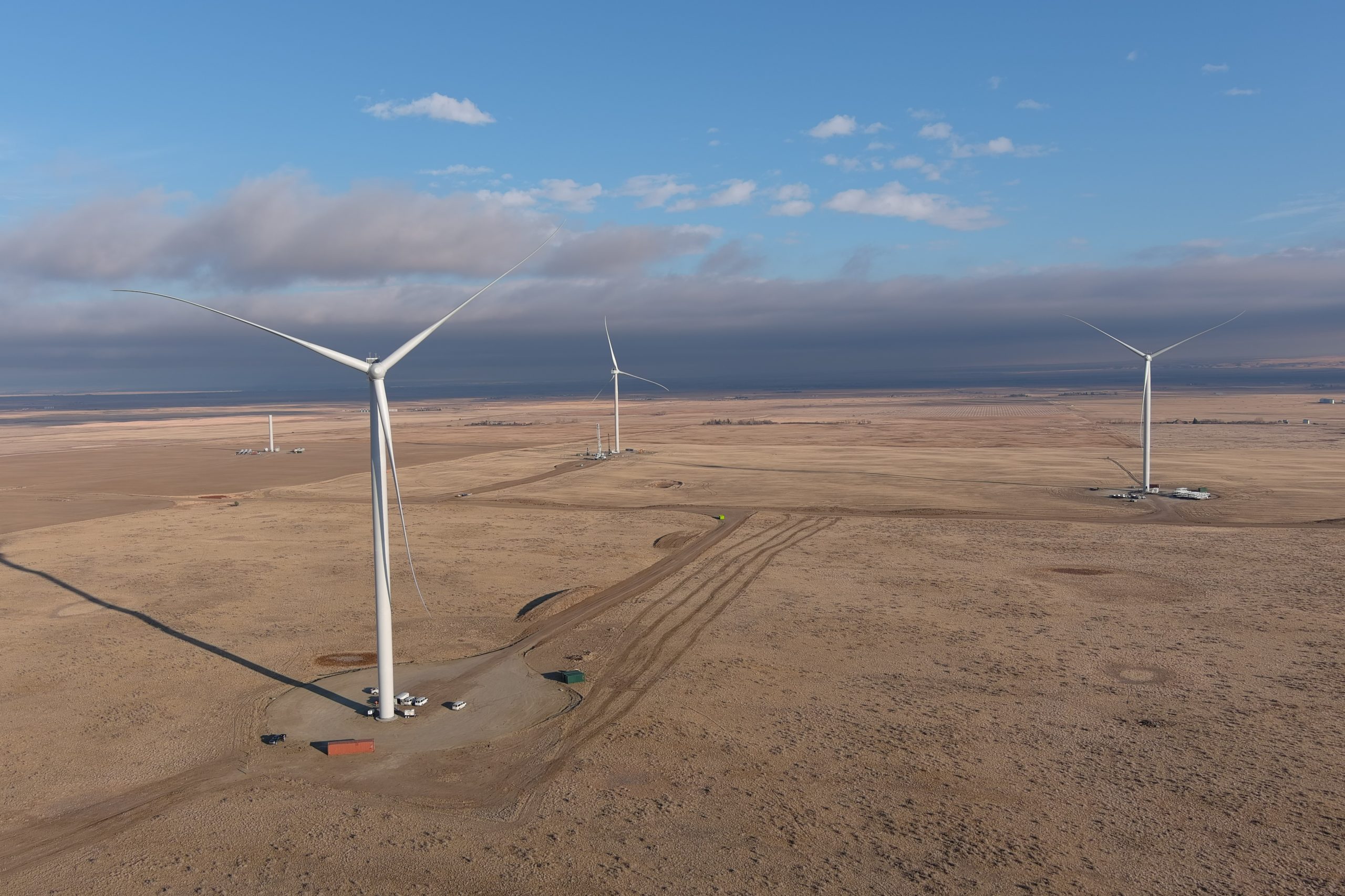 Turbines at the Rattlesnake Ridge Wind Farm in Alberta