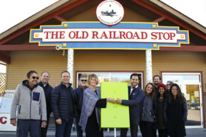 Old Railroad Stop green switch