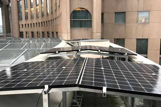 Vancouver library rooftop solar