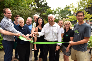 Kew Beach ribbon cutting