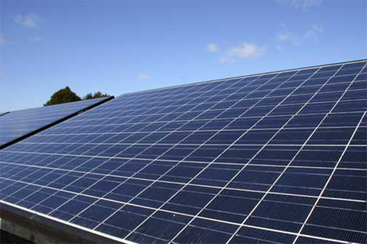 Georgina project solar panels