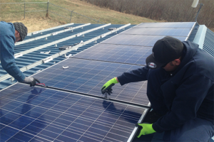 Montana solar installation