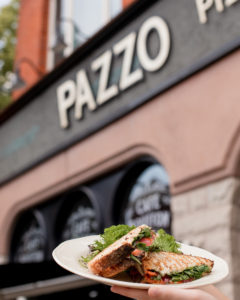 Exterior of Pazzo, a bullfrogpowered restaurant