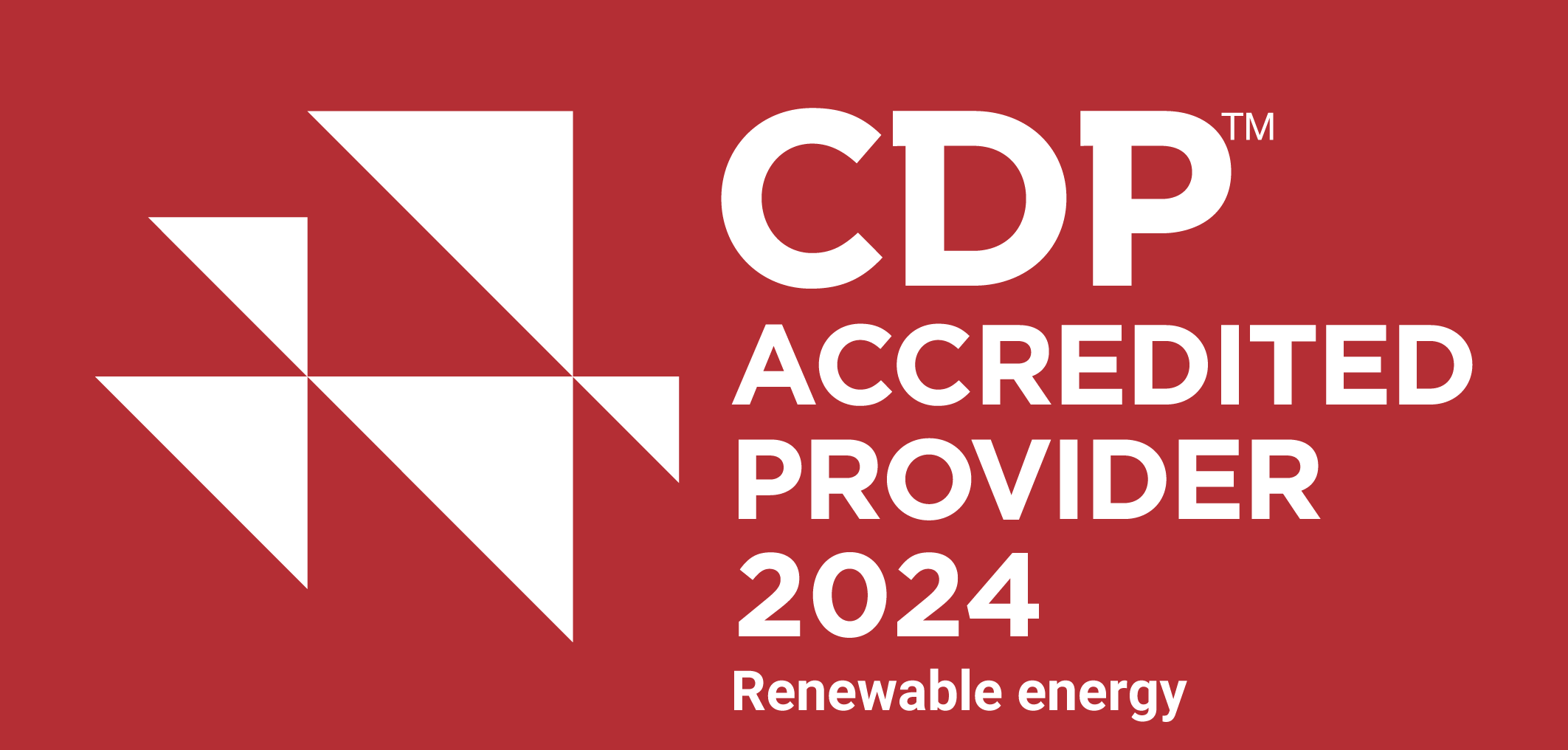 CDP Accredited Provider 2024 Renewable Energy
