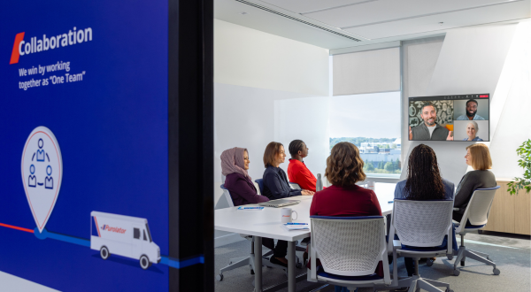 Purolator team meeting